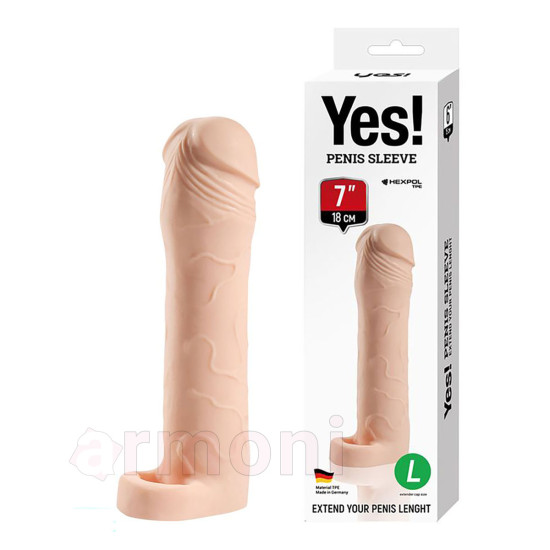 Penis Uzatan ve Dolgunlaştıran Yes Penis Kılıfı