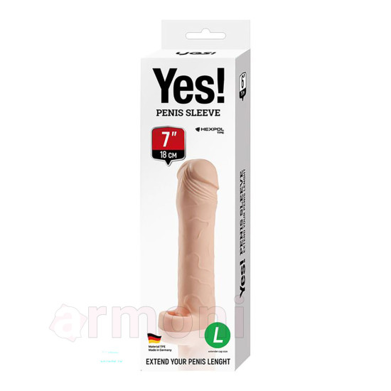 Penis Uzatan ve Dolgunlaştıran Yes Penis Kılıfı Penis Uzatan ve Dolgunlaştıran Yes Penis Kılıfı