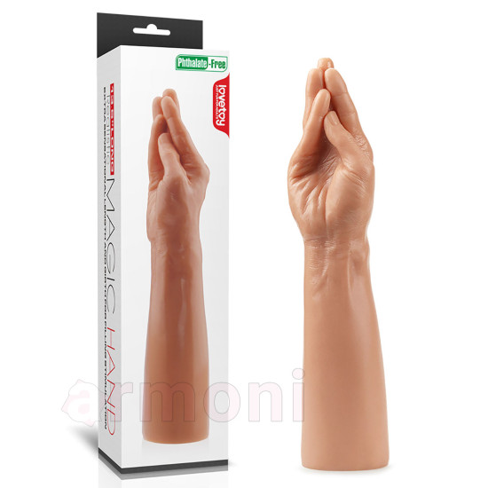 El Şeklinde King Size Realistik Dildo – Yumuşak ve Esnek
