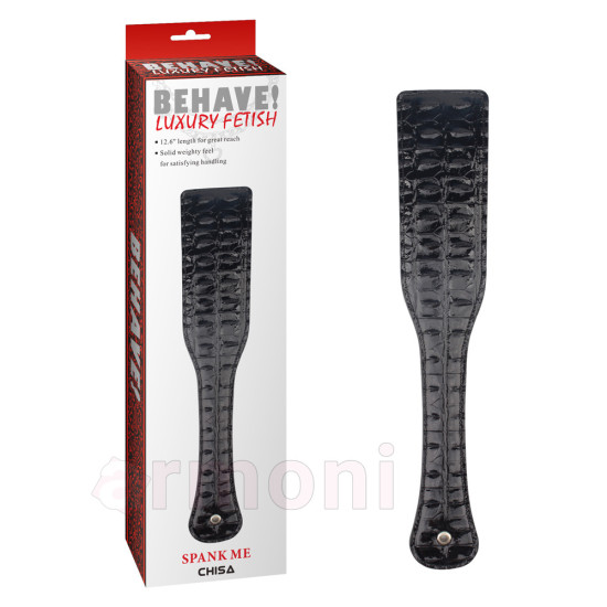Behave Luxury Fetish Özel Kabartmalı Şaplak Tokmağı