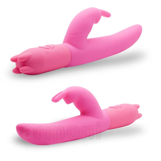 Vibe O'Rabbit Çift Uyarımlı 10 Titreşim Modlu Tavşan Vibratör - Pembe