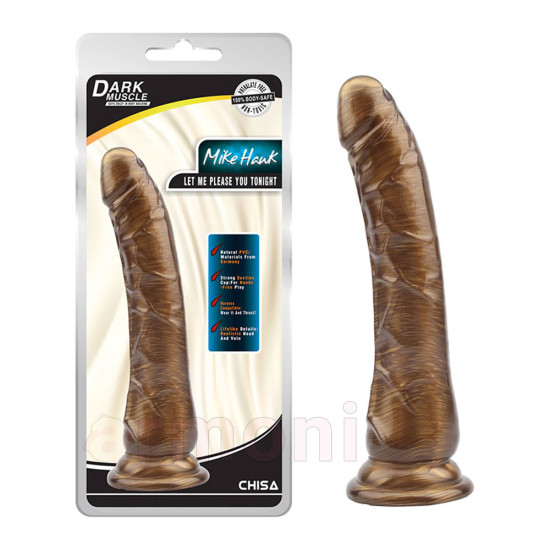 Dark Muscle Mike Hawk Vantuzlu Realistik Penis - Kemer Uyumlu
