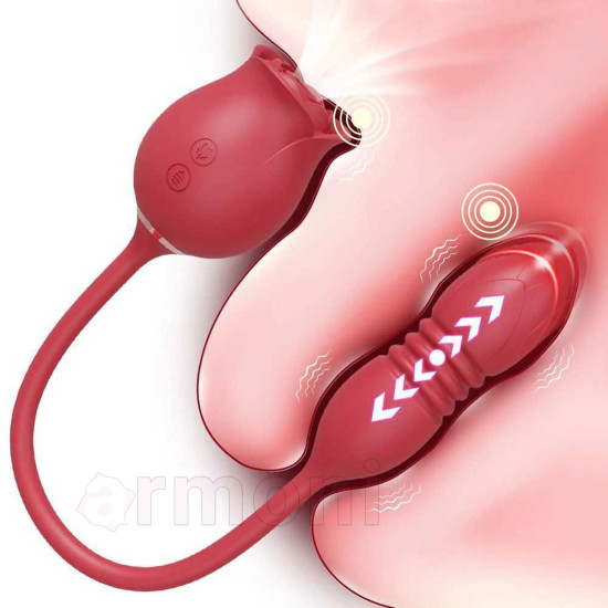 Gül Başlıklı Çift Uyarımlı Teleskopik Vakumlu Vibratör