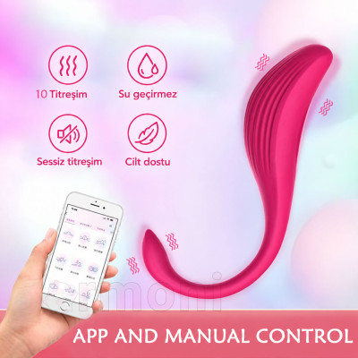Flamingo APP Kontrollü Vibratör – 7 Fonksiyonlu, Manuel ve APP