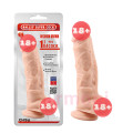 Büyük Boy Gerçekçi DeCovan Penis - Damar Dokulu Vantuzlu 