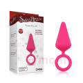 Candy Plug M-Pink Kalp Desenli Başlangıç Seviyesi Anal Tapa 10,1 X 3,3 cm
