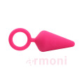 Candy Plug M-Pink Kalp Desenli Başlangıç Seviyesi Anal Tapa 10,1 X 3,3 cm