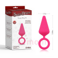 Candy Plug M-Pink Kalp Desenli Başlangıç Seviyesi Anal Tapa 10,1 X 3,3 cm
