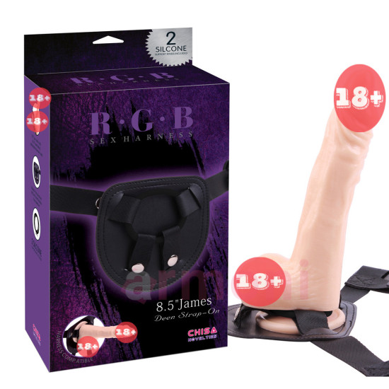 James Deen Ayarlanabilir Belden Bağlamalı Realistik Penis
