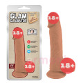 Latin Realistik Penis Glam Gladiator - Çift Katman, Omurgalı