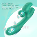 Hreindyri Çift Motorlu Darbeli Titreşimli G-Spot Vibratör – 10 Modlu