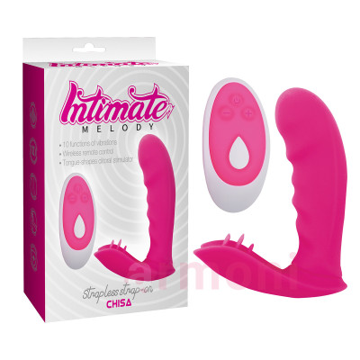 Strapless Strapon Vibratör - 10 Mod, Kumandalı Giyilebilir Çift Uyarımlı