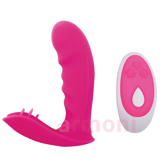 Strapless Strapon Vibratör - 10 Mod, Kumandalı Giyilebilir Çift Uyarımlı
