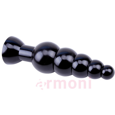 Black Mont Kademeli Büyük Boy Anal Gelişim Boncuğu