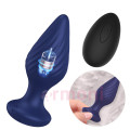 Spiral Plug 10 Modlu Kumandalı Şarjlı Vibratörlü Anal Tapa MOR