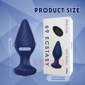 Spiral Plug 10 Modlu Kumandalı Şarjlı Vibratörlü Anal Tapa MOR