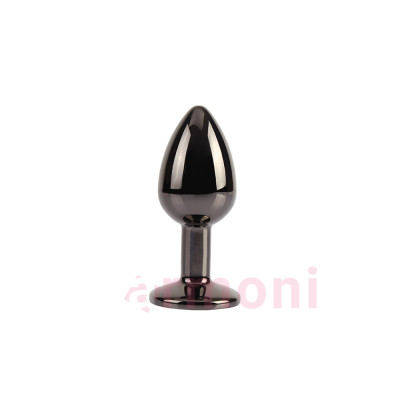 Tungsten Black Gem S Premium Metal Siyah Anal Tıkaç