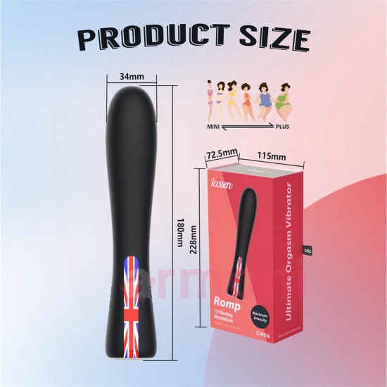 Frolic 10 Modlu Power Boost Şarjlı IPX5 Silikon Vibratör