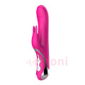 Missile Rabbit 10 Mod ve 3 Mod Dönerli Çift Uyarımlı Pembe Vibratör