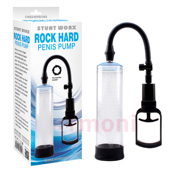 Rock Hard Güçlü Vakumlu Penis Pomp ve Ereksiyon Halkası