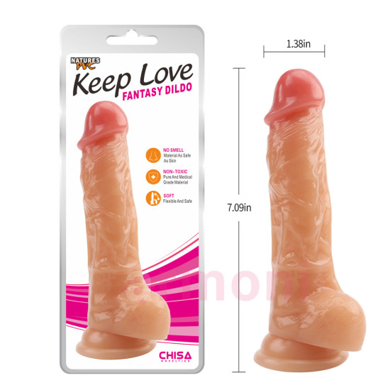 Fantasy Dildo - Vantuzlu, Kemer Uyumlu Realistik Penis